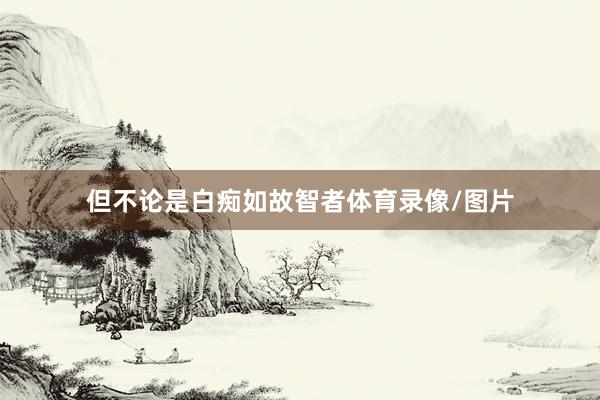 但不论是白痴如故智者体育录像/图片