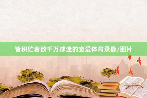 皆积贮着数千万球迷的宠爱体育录像/图片