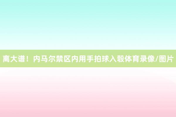离大谱！内马尔禁区内用手拍球入彀体育录像/图片