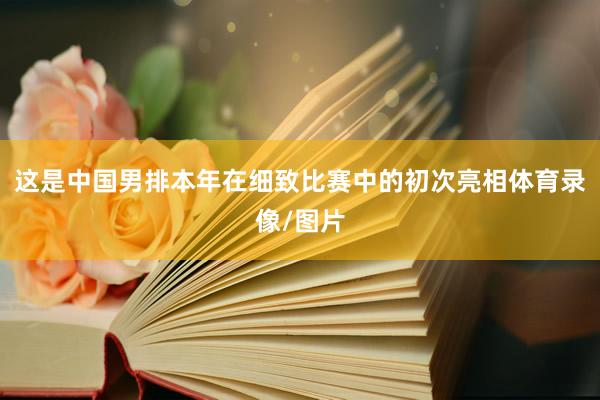 这是中国男排本年在细致比赛中的初次亮相体育录像/图片