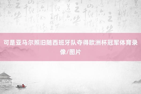 可是亚马尔照旧随西班牙队夺得欧洲杯冠军体育录像/图片