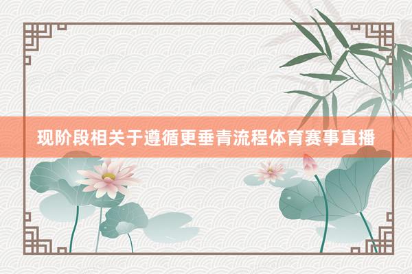 现阶段相关于遵循更垂青流程体育赛事直播