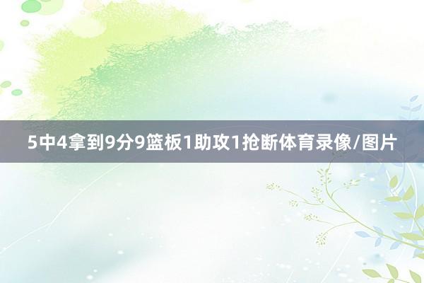 5中4拿到9分9篮板1助攻1抢断体育录像/图片