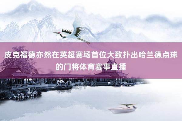 皮克福德亦然在英超赛场首位大致扑出哈兰德点球的门将体育赛事直播