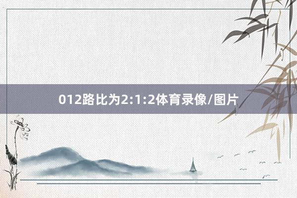 012路比为2:1:2体育录像/图片