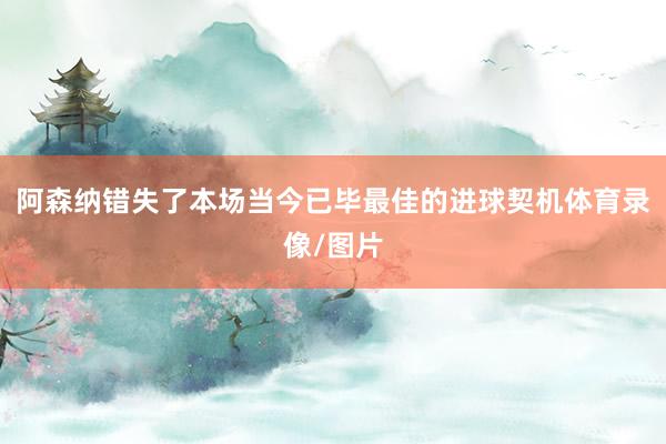 阿森纳错失了本场当今已毕最佳的进球契机体育录像/图片